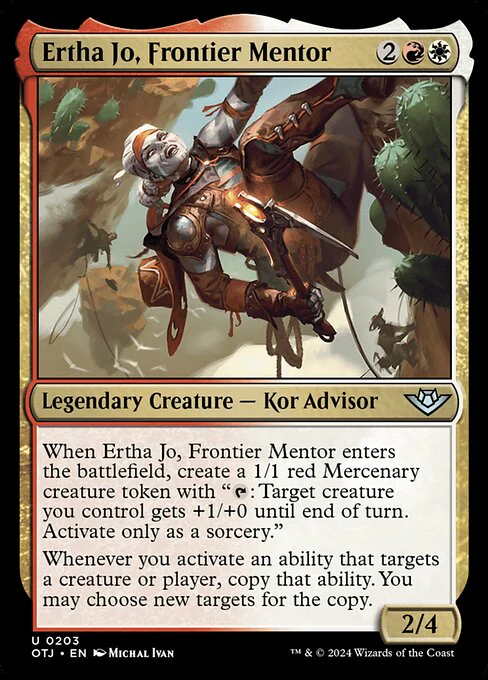 Ertha Jo, Frontier Mentor (203) - Outlaws of Thunder Junction