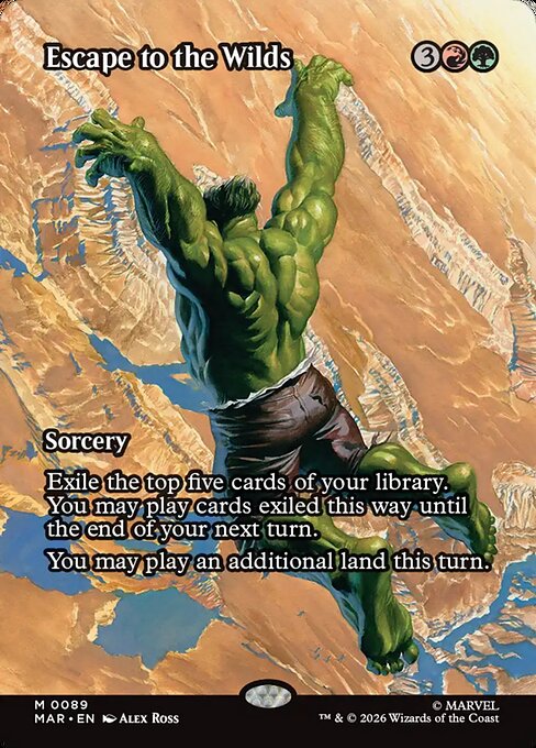 Escape to the Wilds (89) - BORDERLESS - FULL ART - Marvel Universe