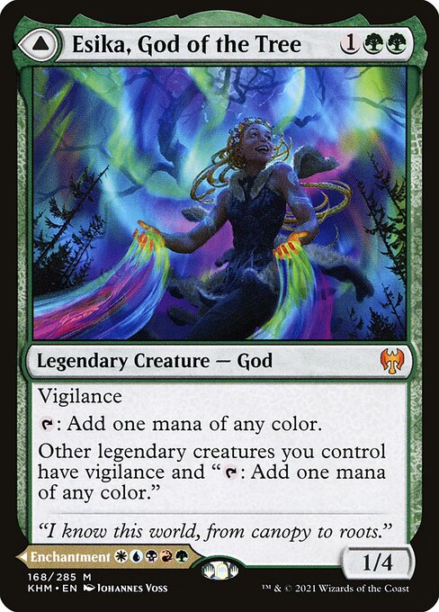 Esika, God of the Tree // The Prismatic Bridge (168) - Kaldheim
