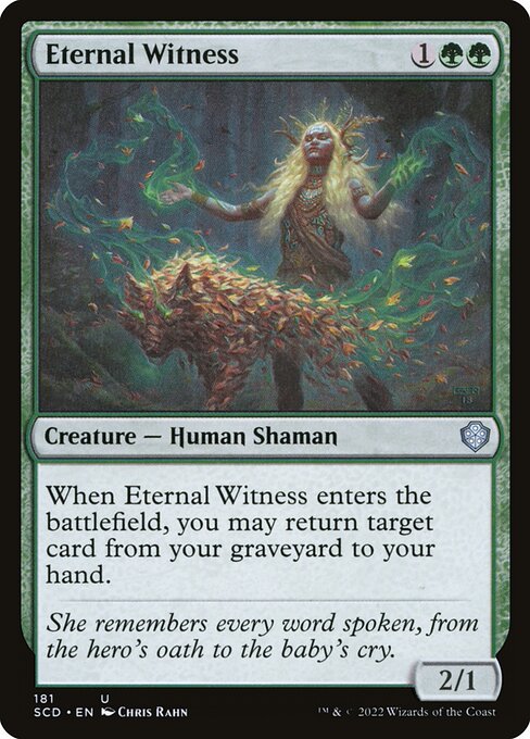 Eternal Witness (181) - Starter Commander Decks
