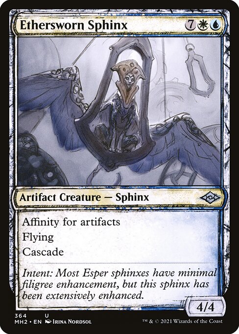 Ethersworn Sphinx (364) - SHOWCASE (Foil) - Modern Horizons 2