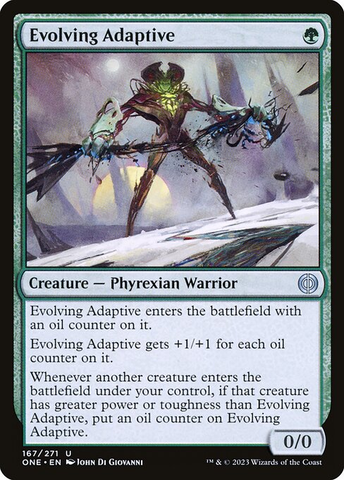 Evolving Adaptive (167) (Foil) - Phyrexia: All Will Be One