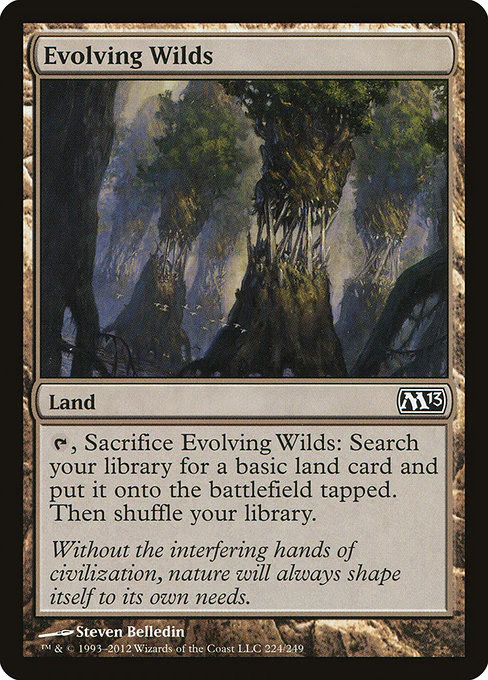 Evolving Wilds (224) (Foil) - Magic 2013