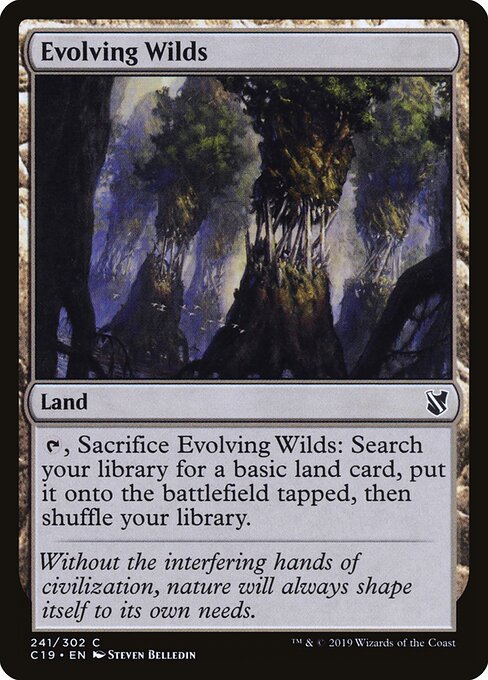 Evolving Wilds (241) - Commander 2019