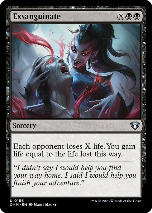 Exsanguinate (156) - Commander Masters