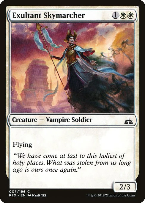 Exultant Skymarcher (7) (Foil) - Rivals of Ixalan
