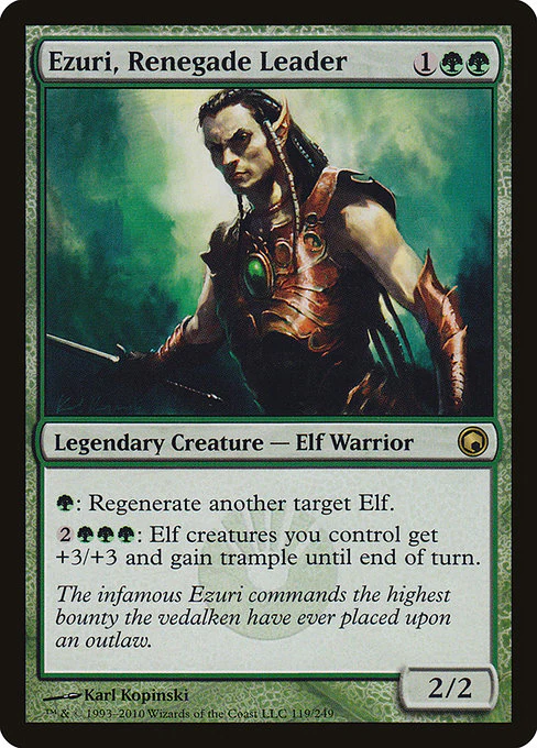 Ezuri, Renegade Leader (119) (Foil) - Scars of Mirrodin