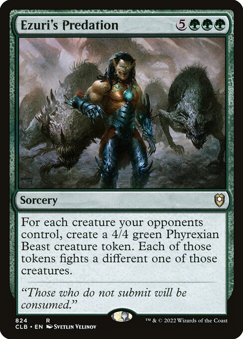 Ezuri's Predation (824) - Commander Legends: Battle for Baldur's Gate