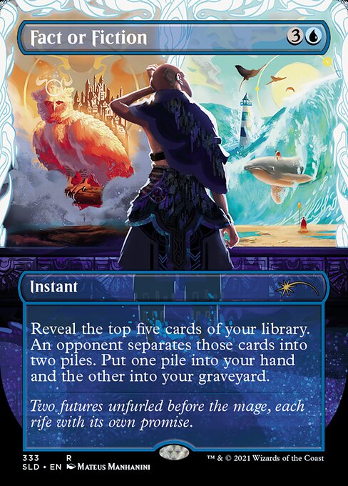 Fact or Fiction (333) - BORDERLESS - FULL ART (Foil) - Secret Lair Drop