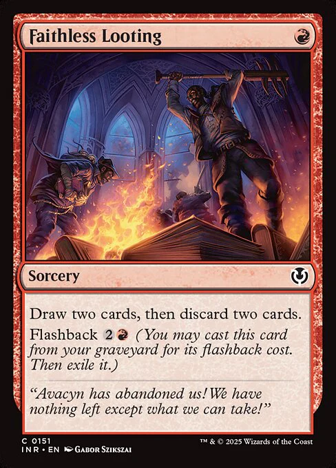 Faithless Looting (151) (Foil) - Innistrad Remastered