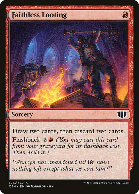 Faithless Looting (175) - Commander 2014