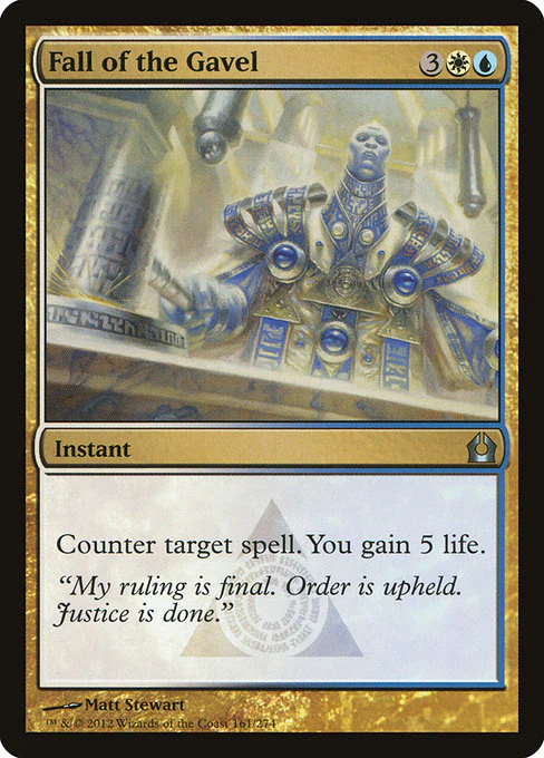 Fall of the Gavel (161) (Foil) - Return to Ravnica