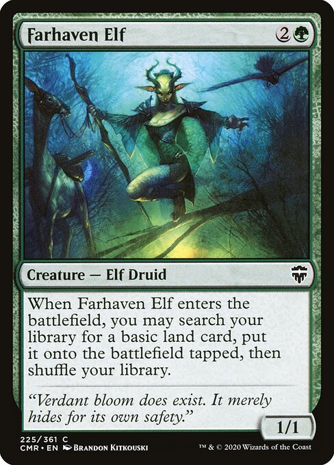 Farhaven Elf (225) - Commander Legends