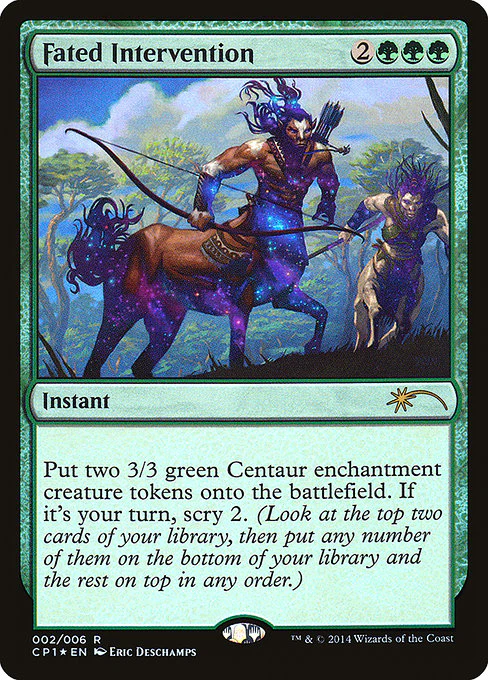 Fated Intervention (2) (Foil) - Magic 2015 Clash Pack
