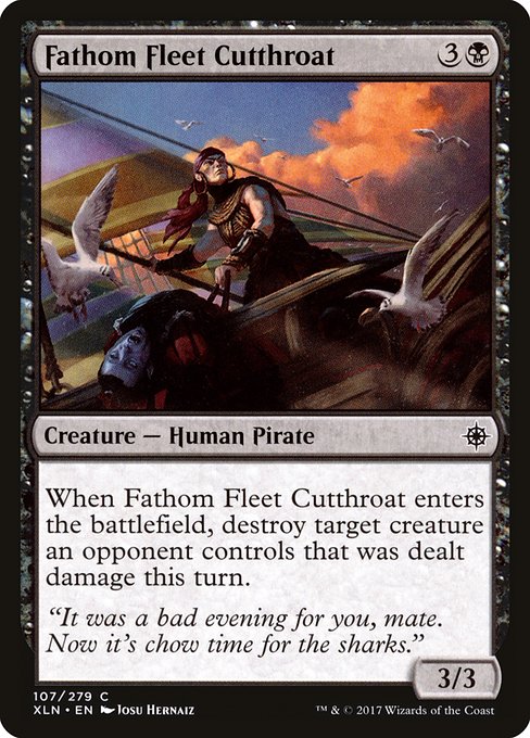 Fathom Fleet Cutthroat (107) (Foil) - Ixalan