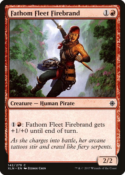 Fathom Fleet Firebrand (142) (Foil) - Ixalan