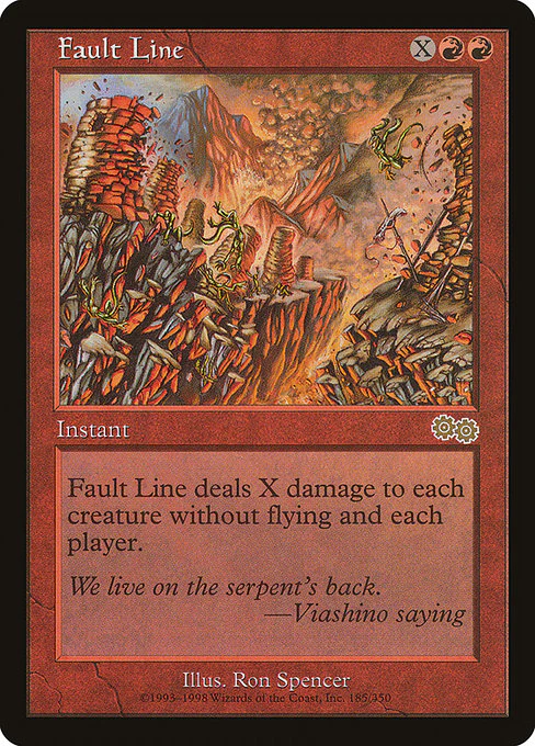 Fault Line (185) - Urza's Saga