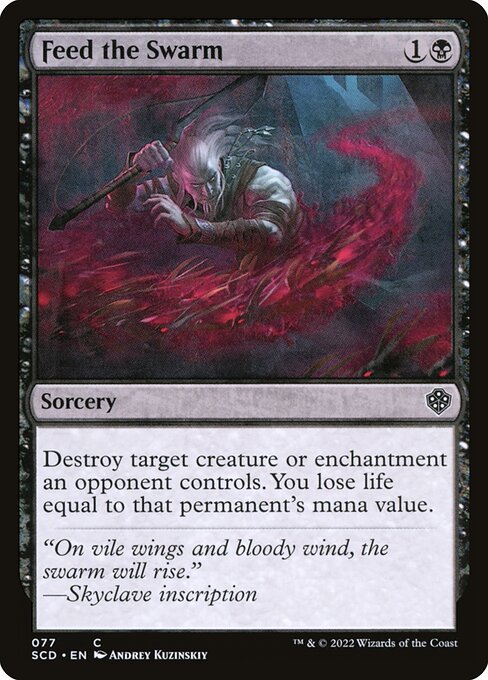 Feed the Swarm (77) - Starter Commander Decks