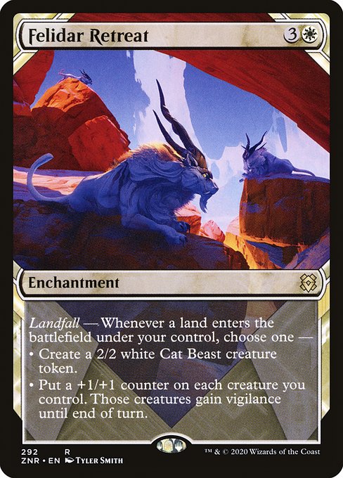 Felidar Retreat (292) - SHOWCASE (Foil) - Zendikar Rising