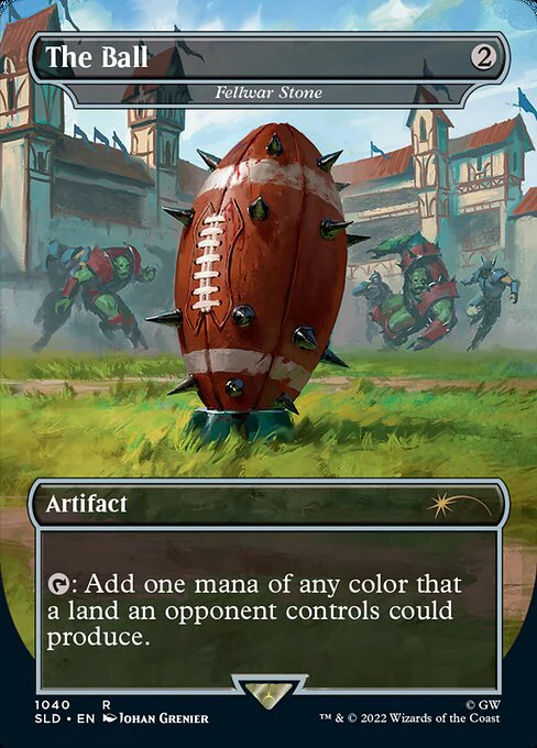 Fellwar Stone (1040) - BORDERLESS - FULL ART (Foil) - Secret Lair Drop