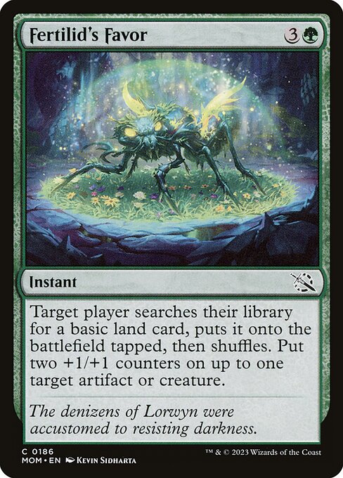 Fertilid's Favor (186) (Foil) - March of the Machine