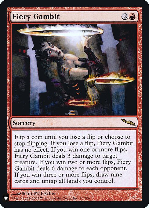 Fiery Gambit (MRD-90) (Foil) - The List