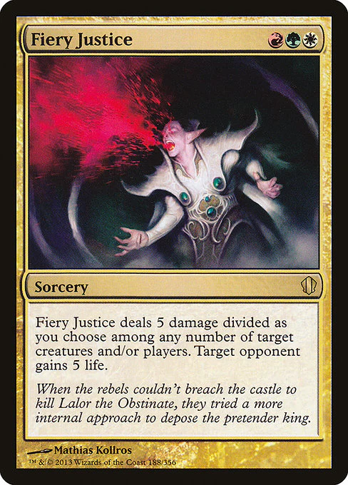 Fiery Justice (188) - Commander 2013