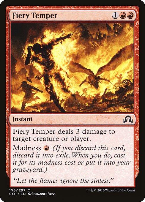 Fiery Temper (156) (Foil) - Shadows over Innistrad