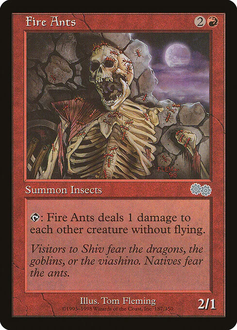 Fire Ants (187) - Urza's Saga