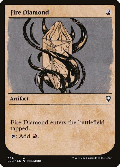 Fire Diamond (445) - SHOWCASE - Commander Legends: Battle for Baldur's Gate