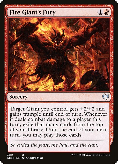 Fire Giant's Fury (389) - Kaldheim