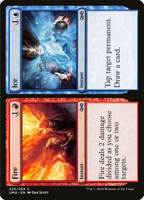 Fire // Ice (225) (Foil) - Ultimate Masters
