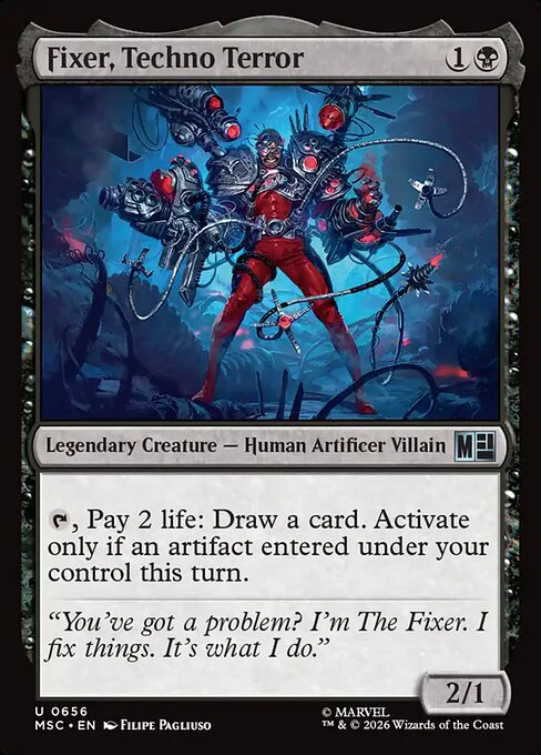 Fixer, Techno Terror (656) - Marvel Super Heroes Commander