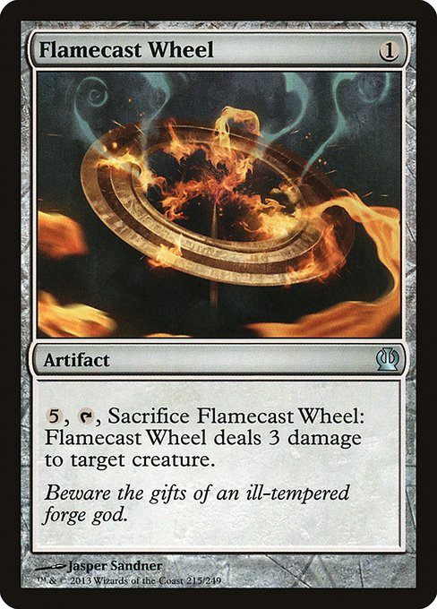 Flamecast Wheel (215) (Foil) - Theros