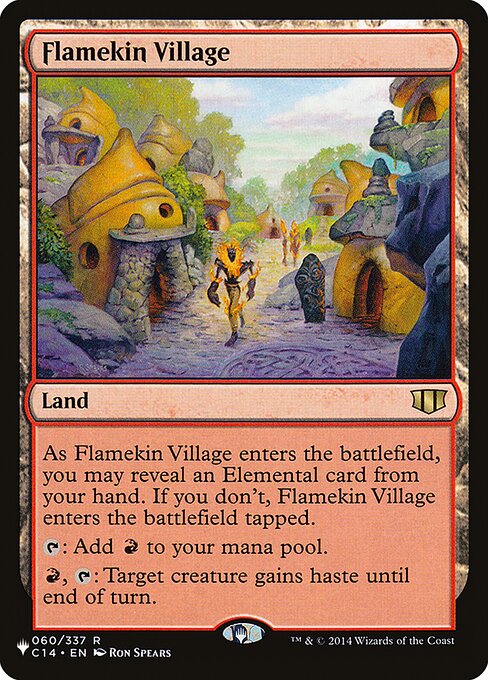 Flamekin Village (C14-60) - The List