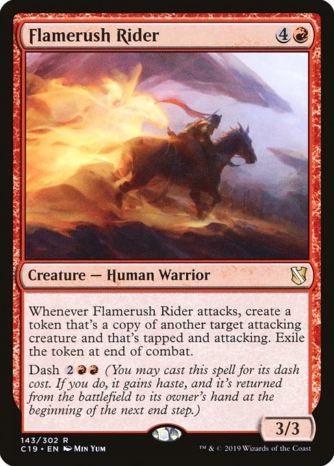 Flamerush Rider (143) - Commander 2019
