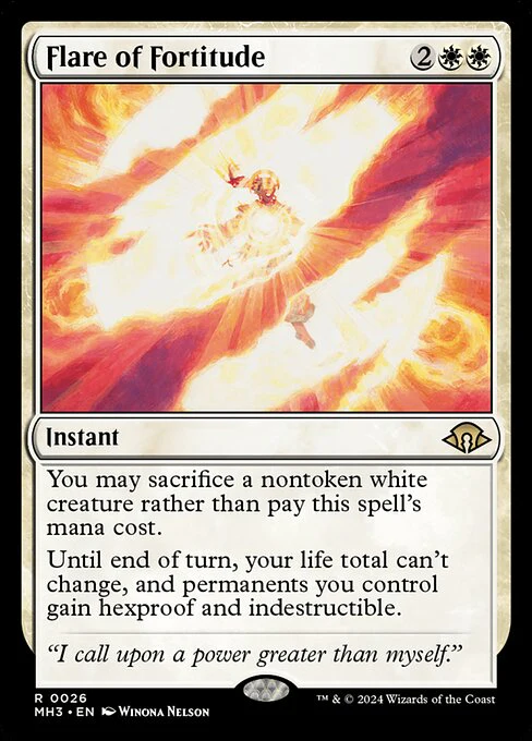 Flare of Fortitude (26) (Foil) - Modern Horizons 3