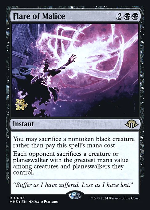Flare of Malice (95s) (Foil) - Modern Horizons 3 Promos