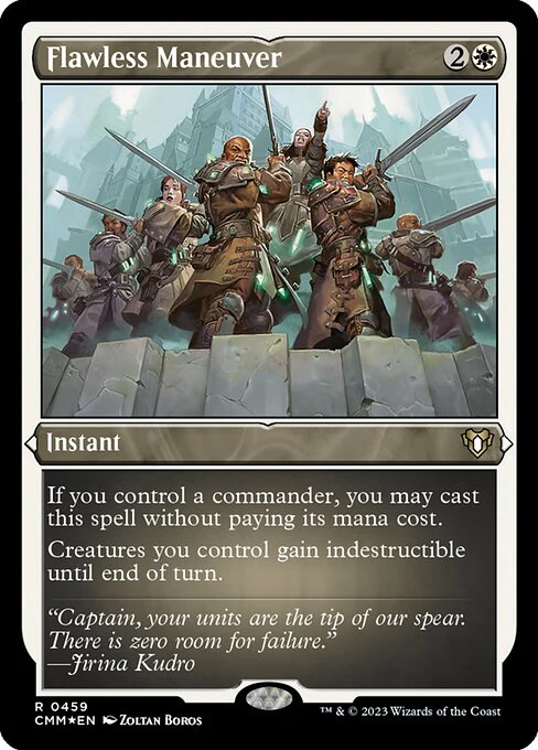Flawless Maneuver (459) (Etched) - Commander Masters