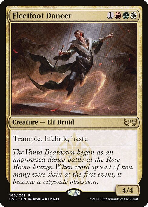 Fleetfoot Dancer (188) (Foil) - Streets of New Capenna
