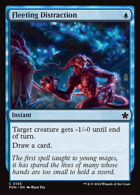 Fleeting Distraction (155) (Foil) - Foundations