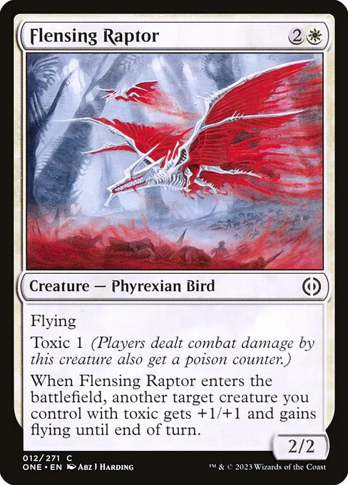 Flensing Raptor (12) - Phyrexia: All Will Be One