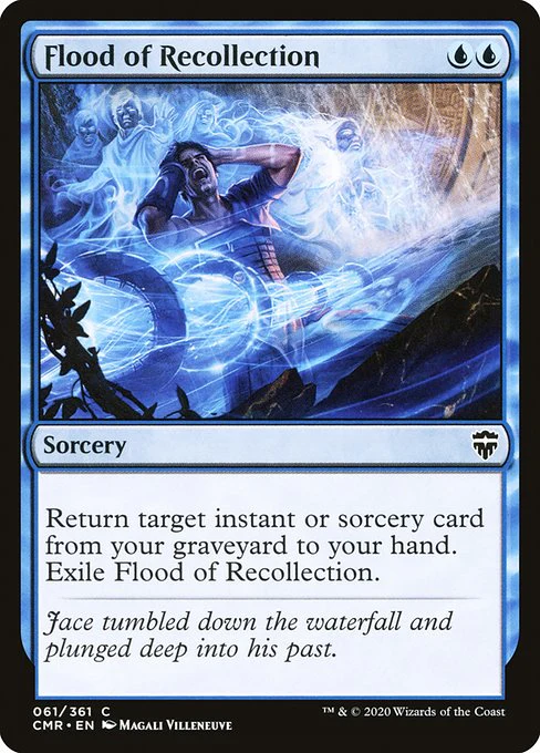 Flood of Recollection (61) (Foil) - Commander Legends