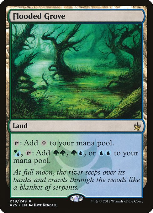 Flooded Grove (239) (Foil) - Masters 25
