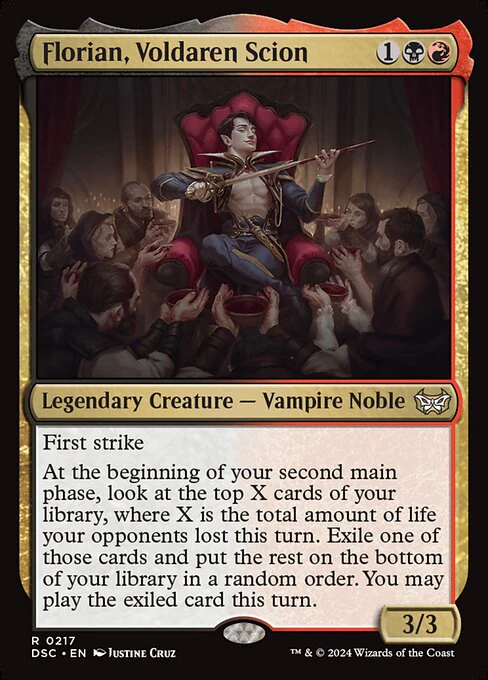 Florian, Voldaren Scion (217) - Duskmourn: House of Horror Commander