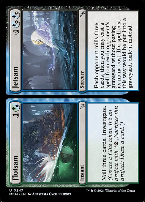 Flotsam // Jetsam (247) (Foil) - Murders at Karlov Manor