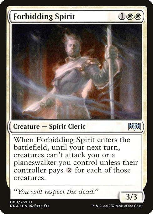 Forbidding Spirit (9) - Ravnica Allegiance
