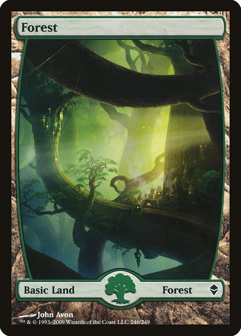 Forest (246) - FULL ART - Zendikar