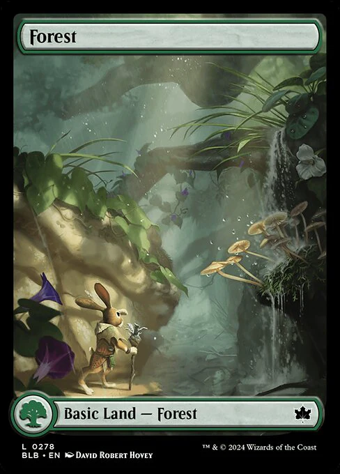 Forest (278) - FULL ART (Foil) - Bloomburrow
