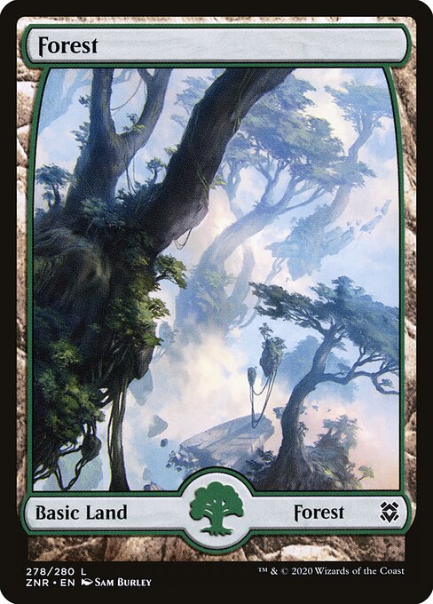 Forest (278) - FULL ART - Zendikar Rising